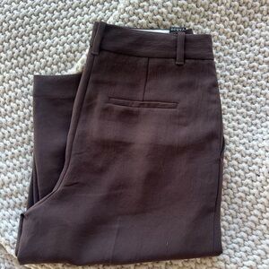 Aritzia Rich Mocha Brown Effortless Pants